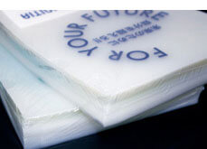 超音波溶着100枚ごと袋詰めイメージ