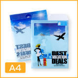 A4封筒型クリアファイル縦型