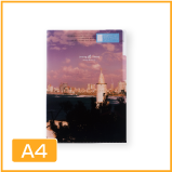 A4仕切り付（1枚）クリアファイル