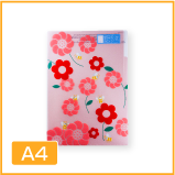 A4仕切り付（2枚）クリアファイル